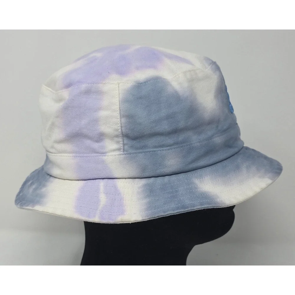 Adidas Bucket Hat Blue Purple Tie Dye 7 1/4 Aeroready Cotton Adult Unisex